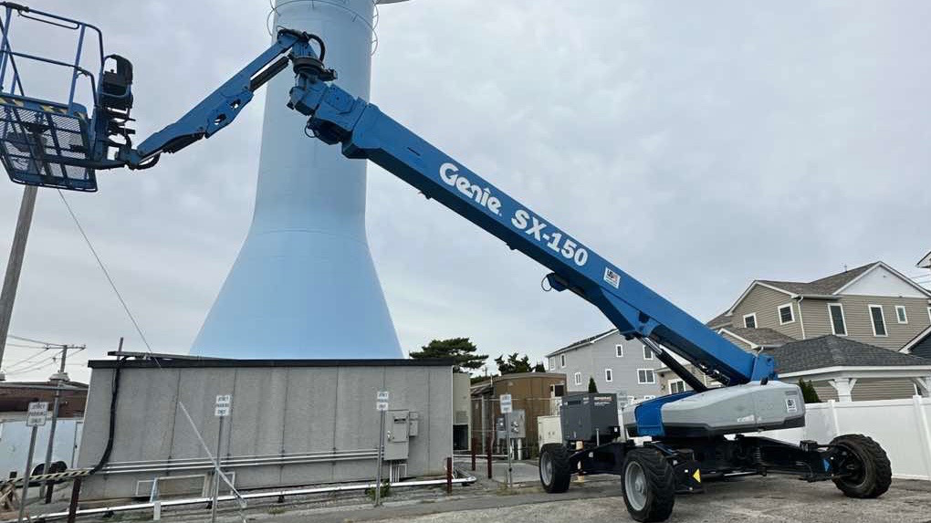 150ft telescoping boom lift rental genie sx150
