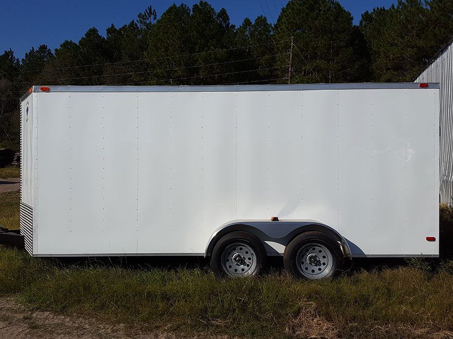 16 ft enclosed Cargo Trailer Rental