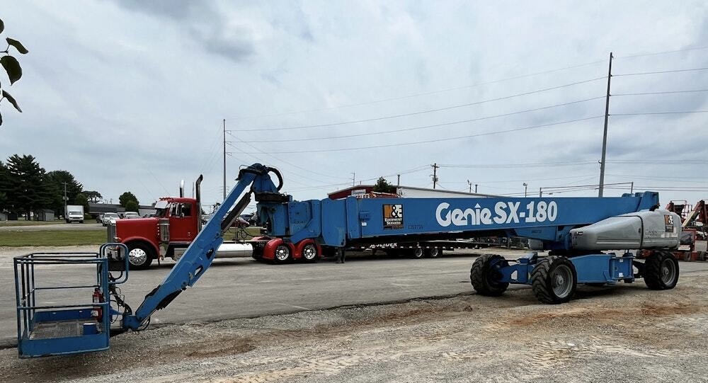 180ft boom lift rental genie sx 180