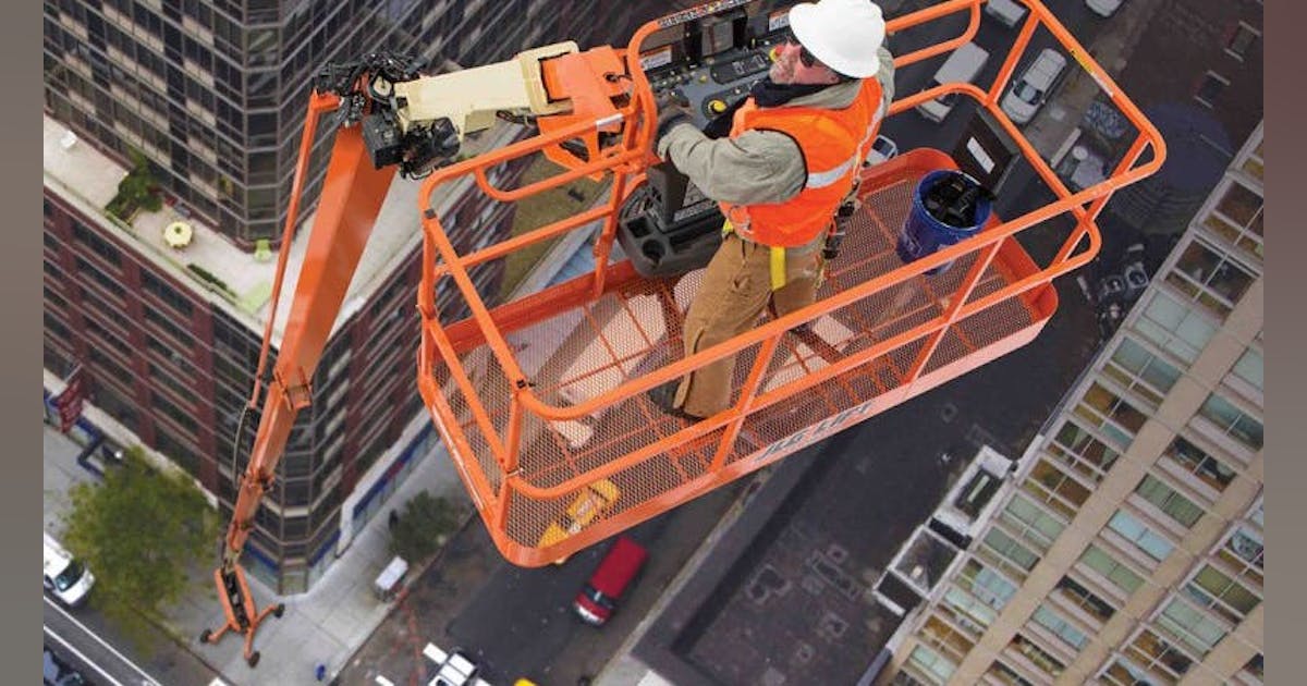 185 ft telescoping boom lift rental jlg 1850sj
