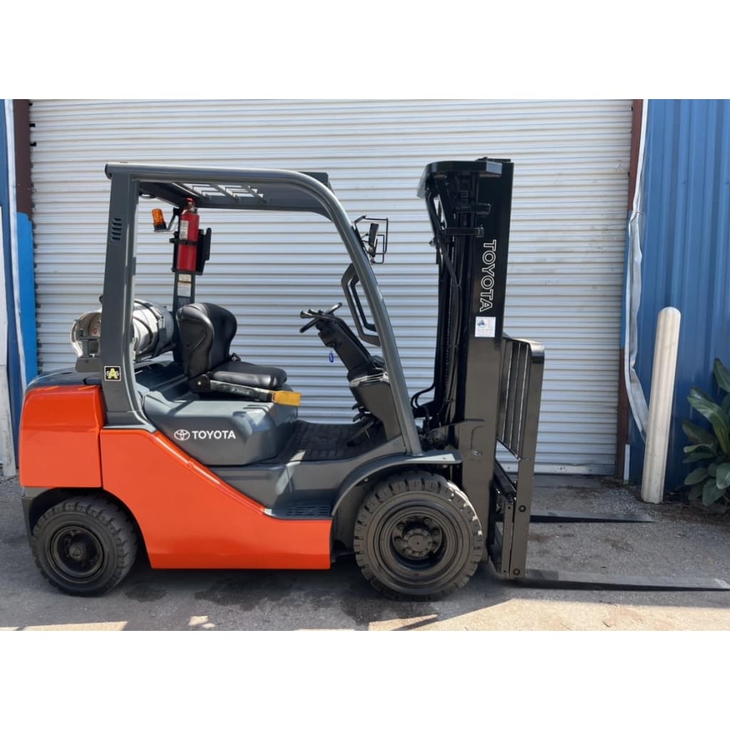 2007 toyota 8fgu25 lpg 5000 lb forklift rental