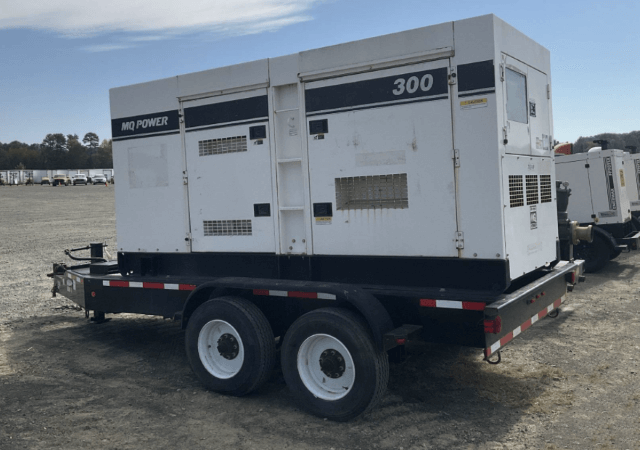240 kW 300 kVA multiquip 300 mobile generator rental