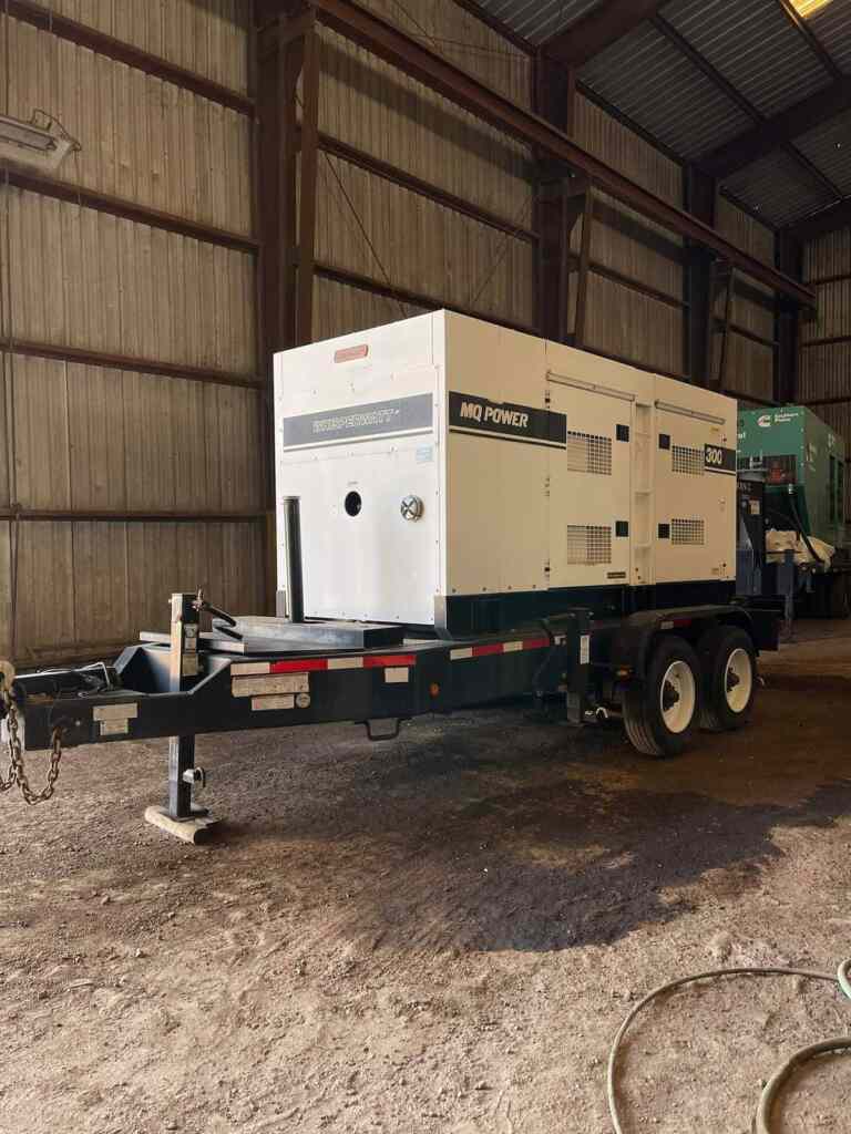 240kW 300kVA multiquip 300 mobile generator rental