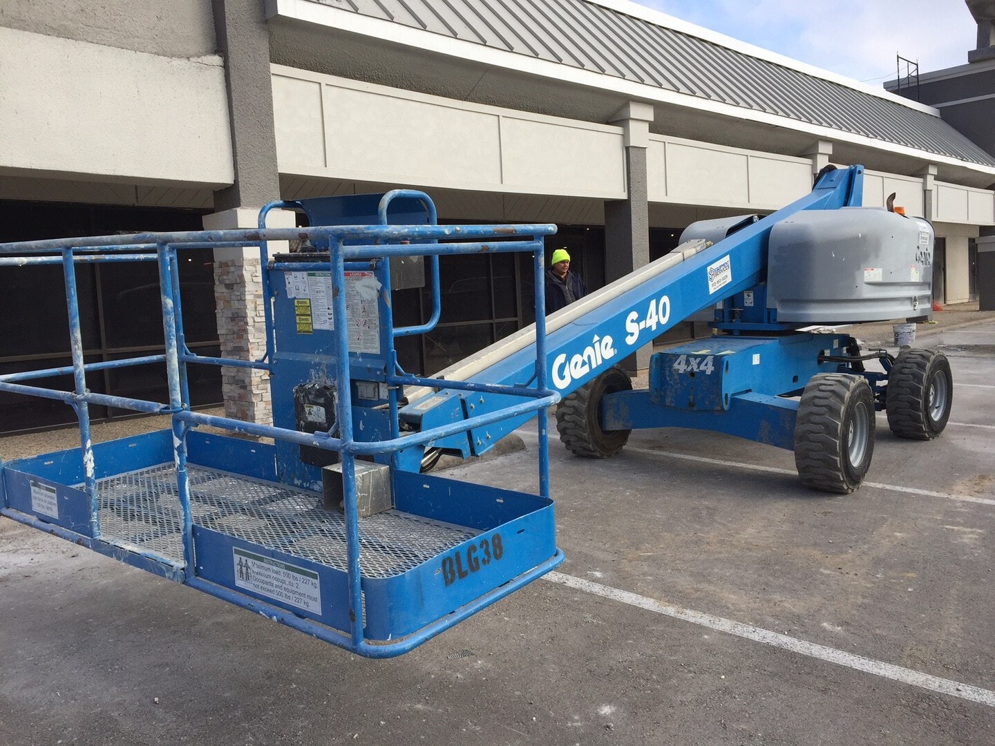 40ft telescoping boom lift rental genie s40