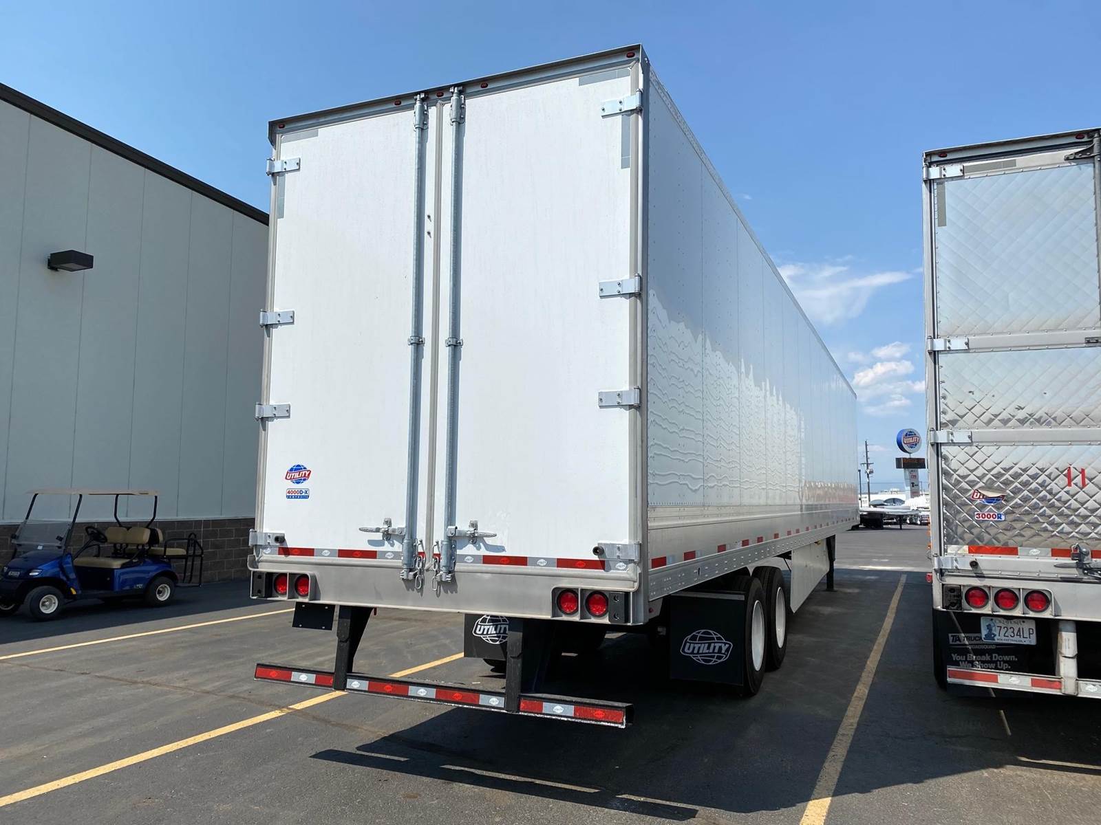 53 ft dry van trailer rentals
