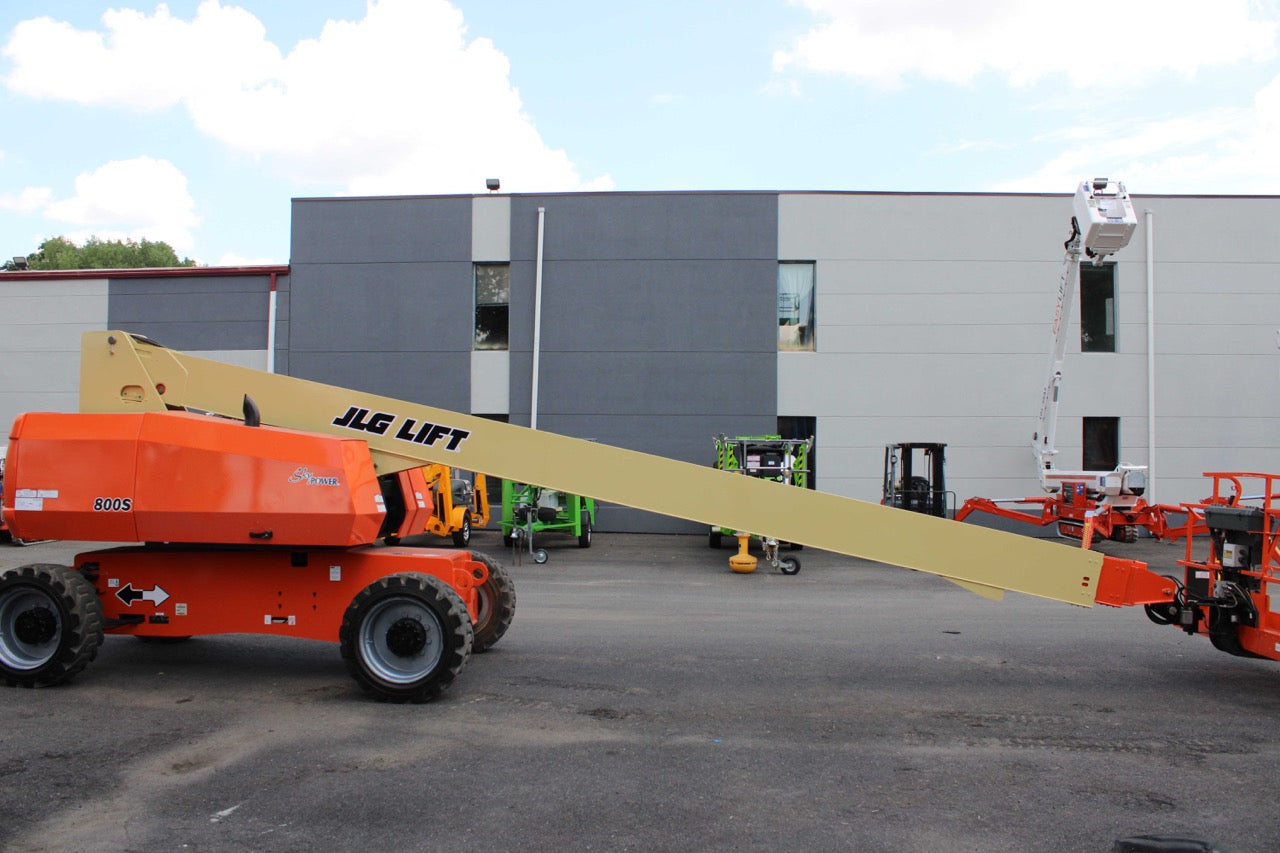 80ft telescoping boom lift rentals jlg 800s