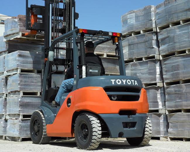 8k 8000 lbs forklift rentals toyota 8fd40u