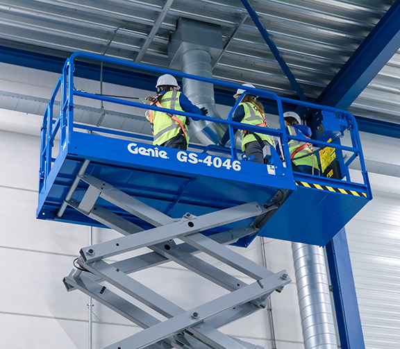 GS 4046 scissor lift for rent 40ft