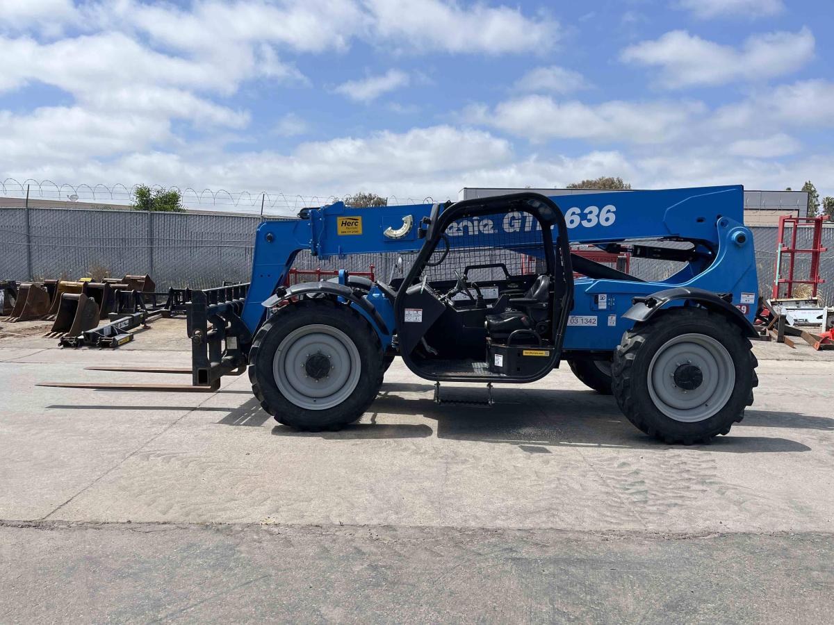 Genie GTH 636 Telehandler Rental 6000 lbs capacity 36ft reach