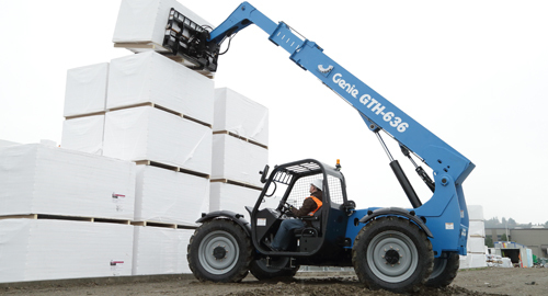 Genie GTH 636 Telehandler Rental 6000 lb capacity 36ft reach