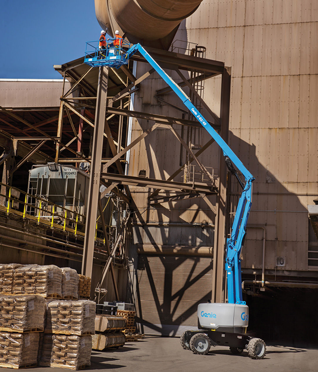 Genie Z62 40 boom lift rental articulating