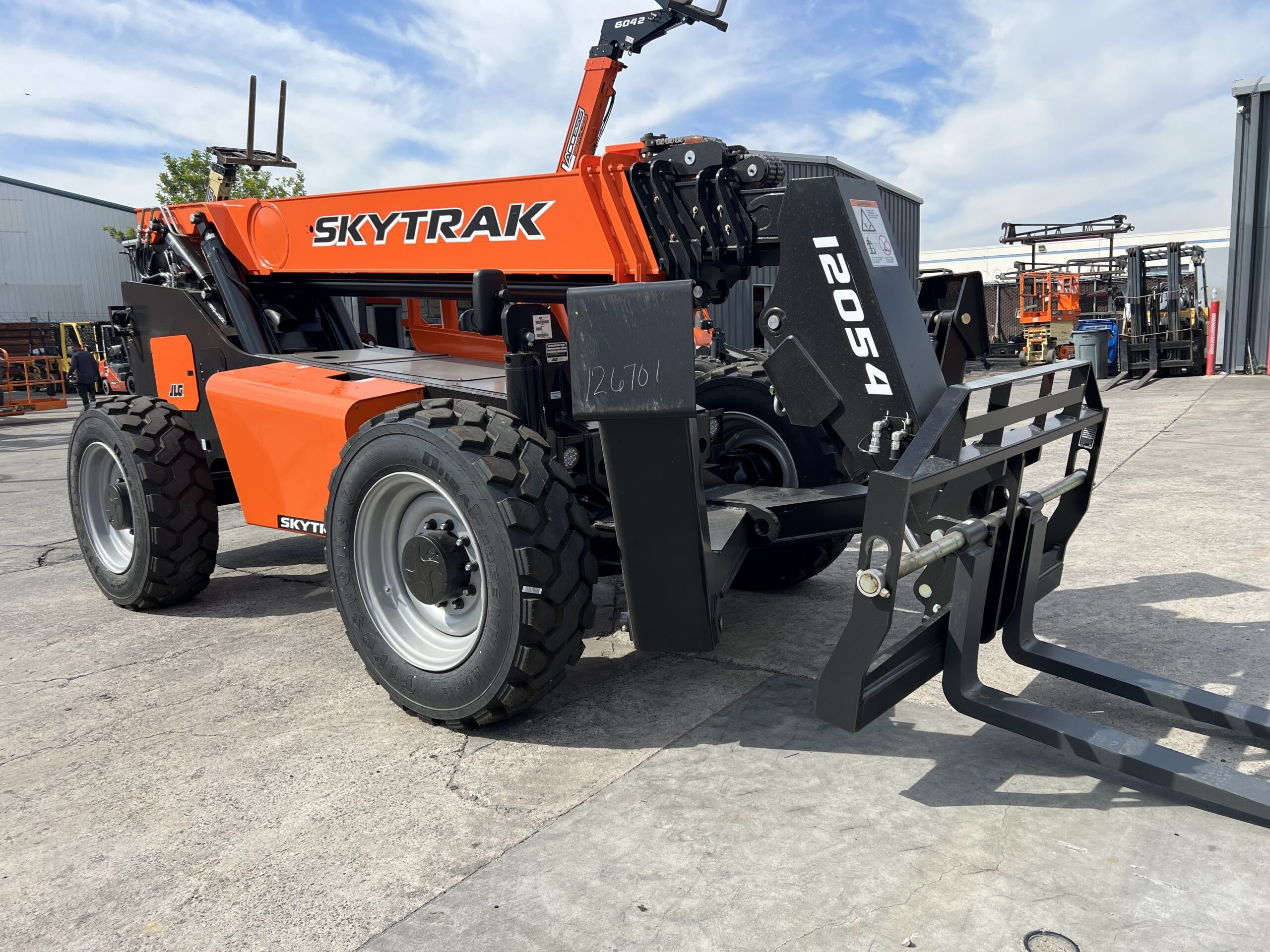 SkyTrak 12054 12k Telehandler Rental 12000 lb 55 ft reach scaled