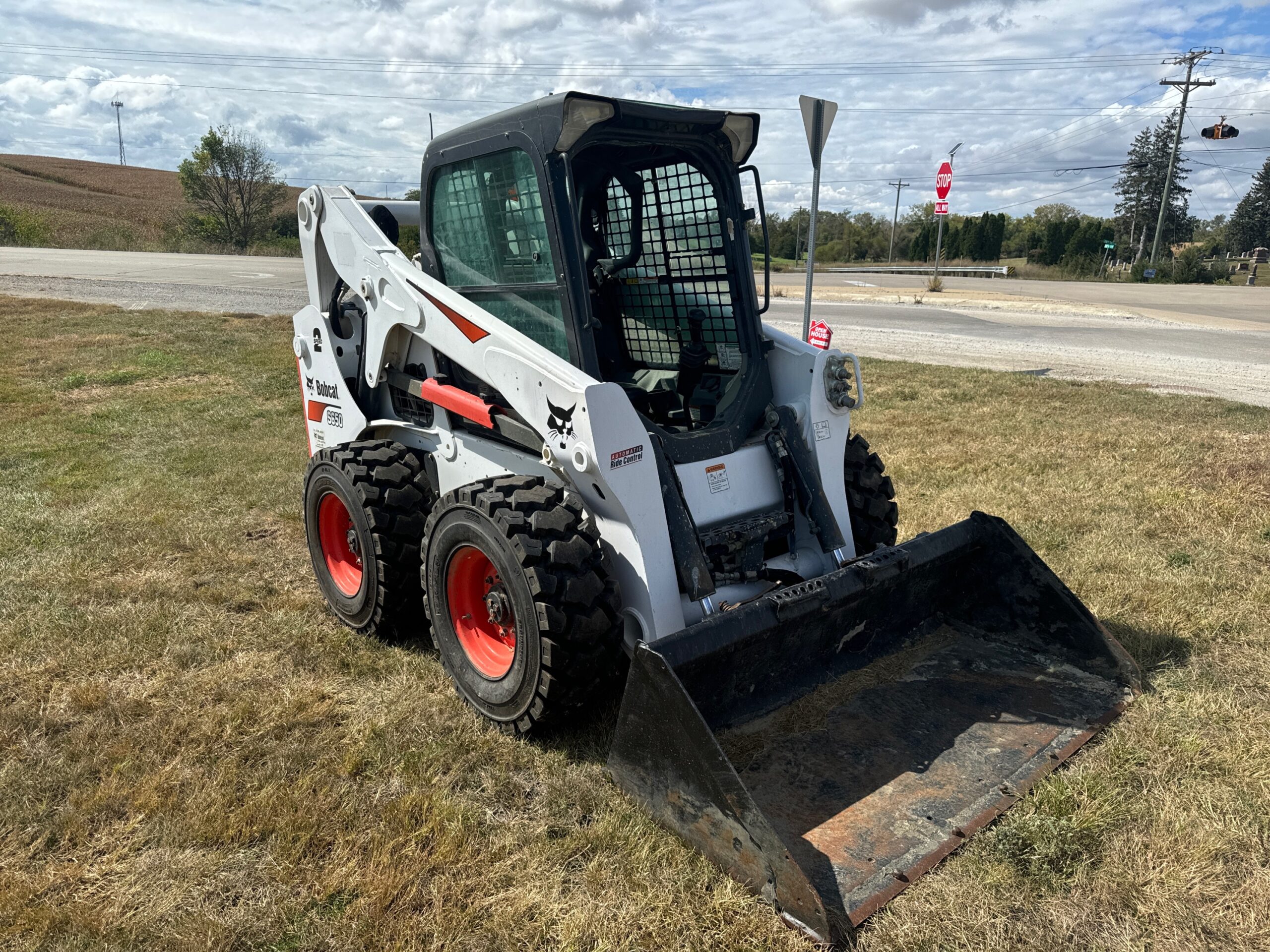 bobcat s650 skid steer loader rental scaled