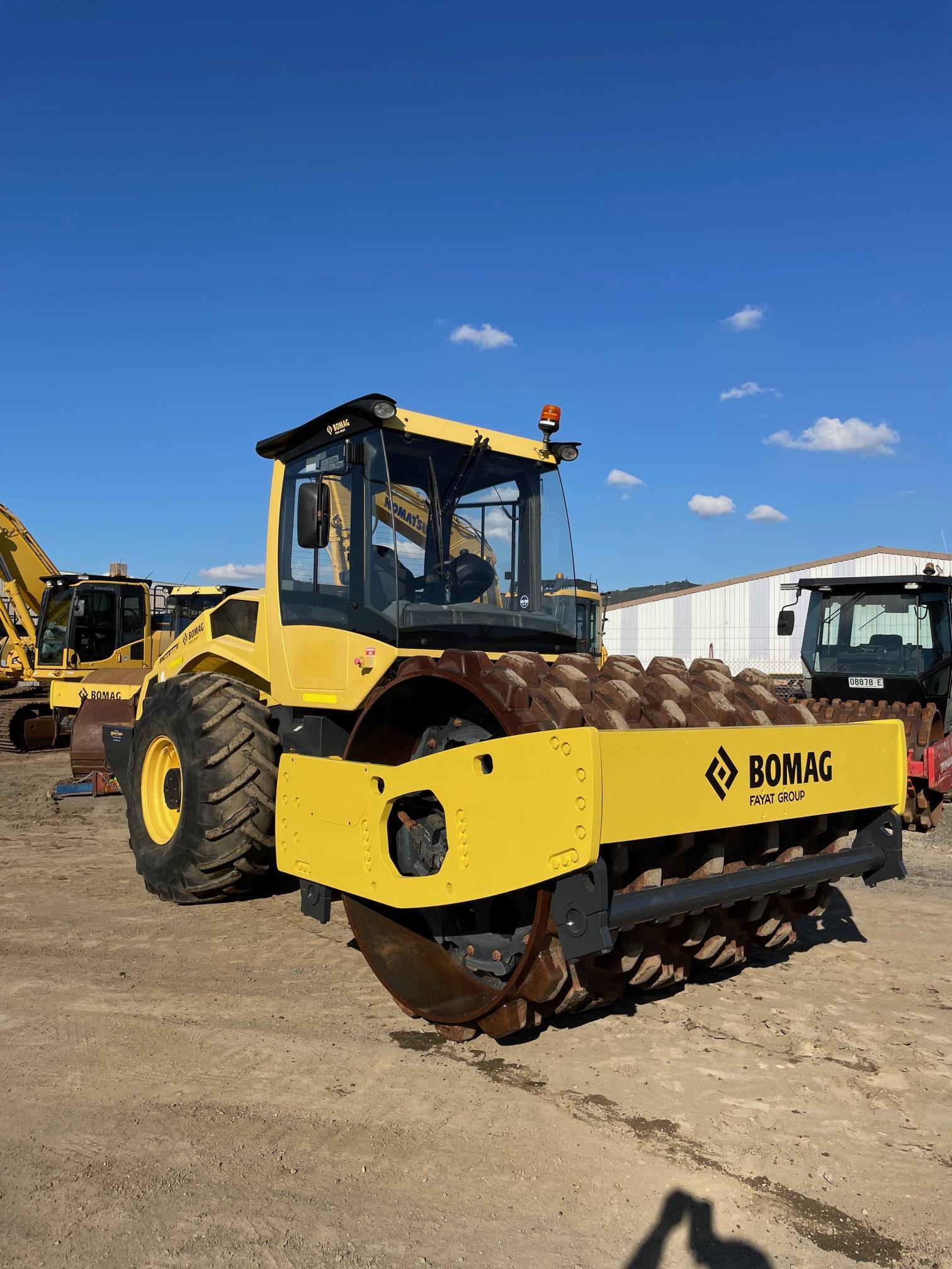 bomag 219 padfoot compactor rentals