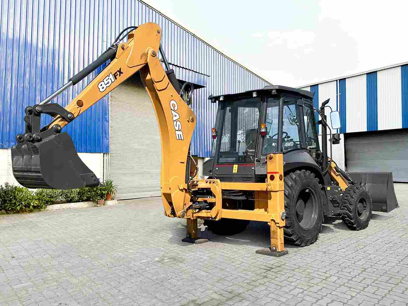 case 851 backhoe loader rental