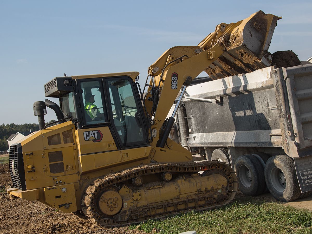 cat 963 track loader rental
