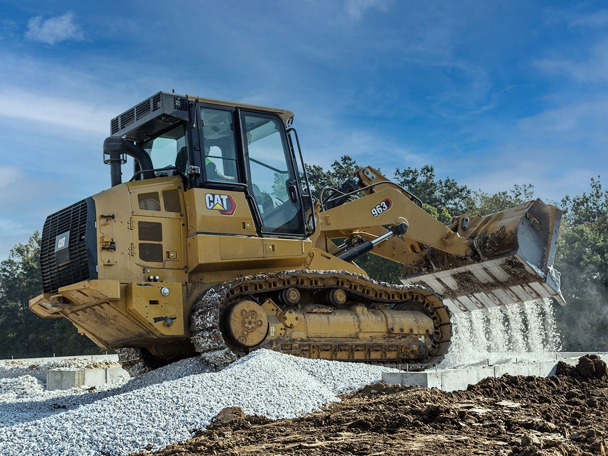 cat 963 crawler track loader rental