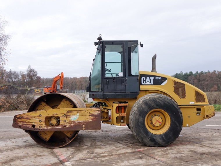 cat cs56 single drum smooth roller compactor rentals