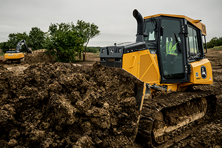 crawler dozer rental john deere 650 bulldozer slope boards