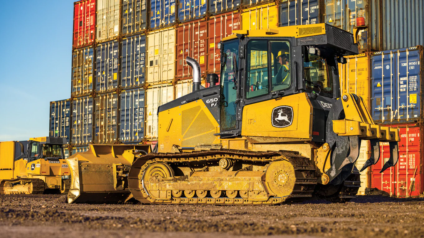 crawler dozer rental john deere 650 bulldozer