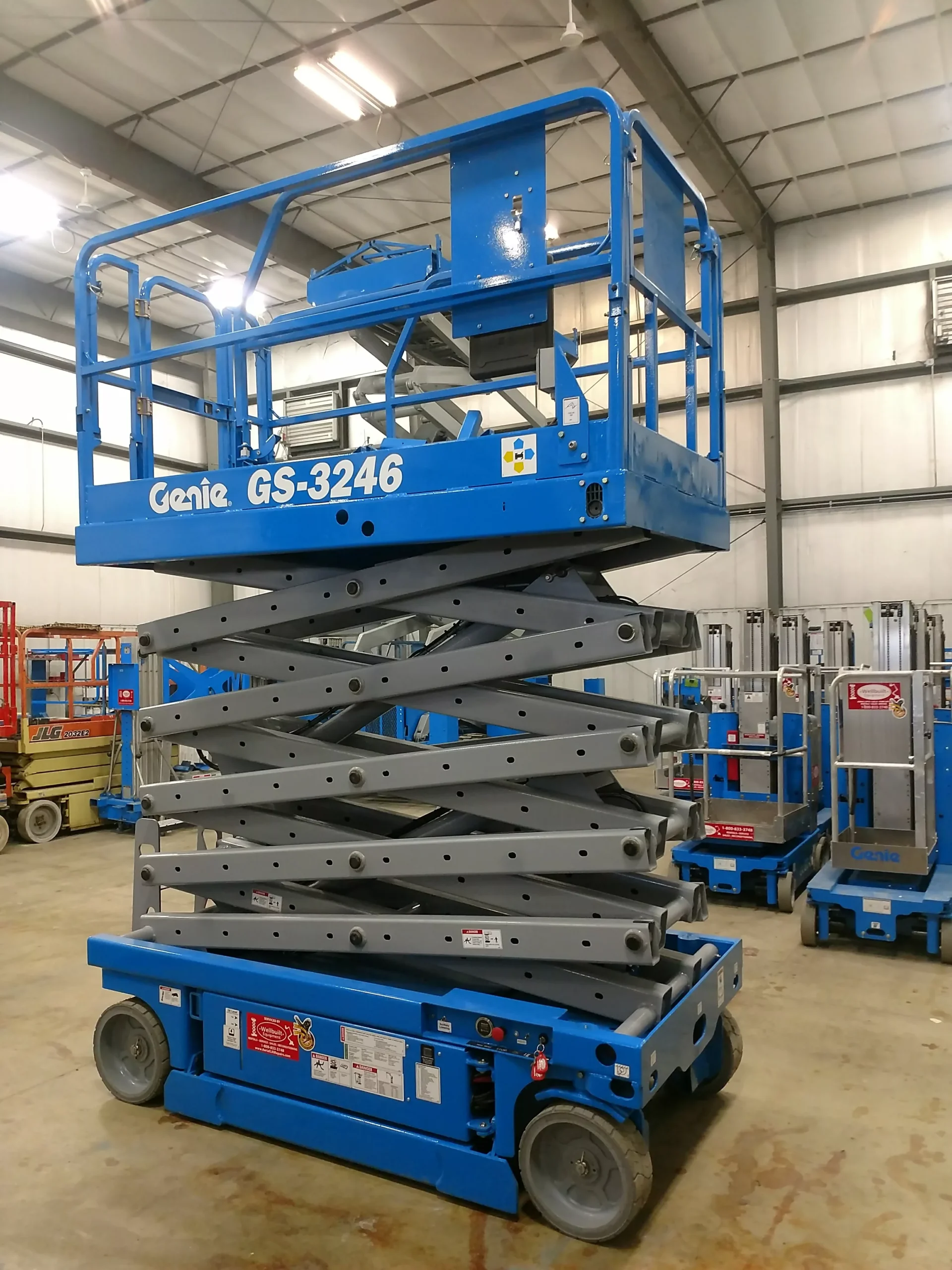 genie gs 3246 wide scissor lift rental 32ft scaled