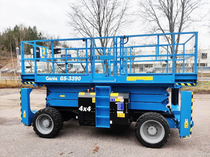 genie gs 3390rt scissor lift 32ft rough terrain