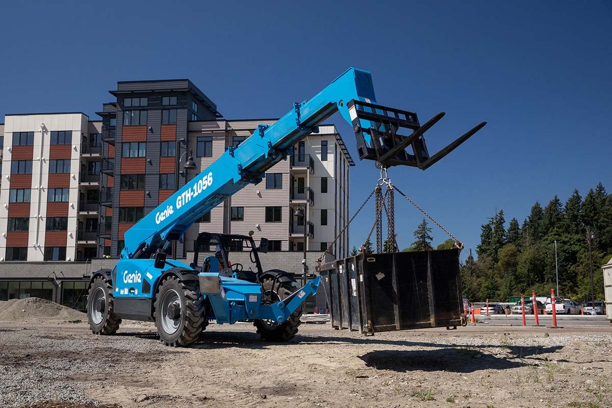 genie gth 1056 10000 lb 55 ft reach telehandler rental