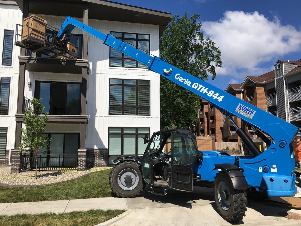 genie gth 844 8000 lb 42 ft reach telehandler rental