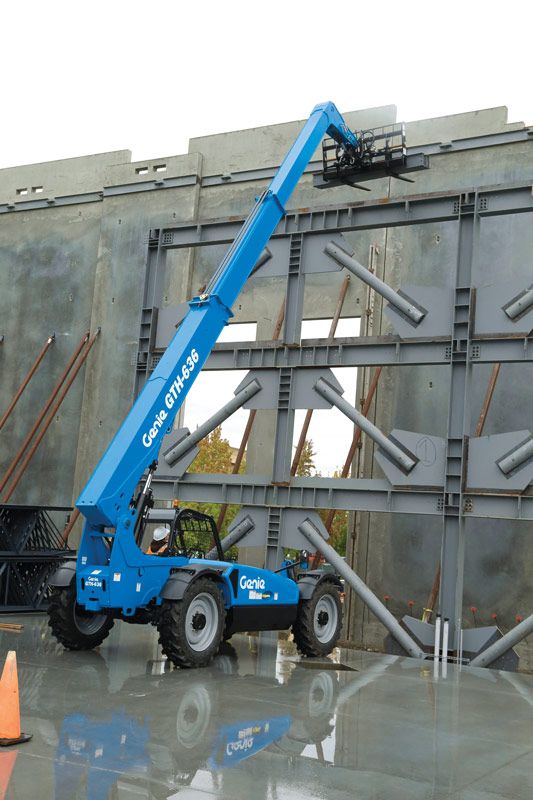 genie gth 844 8000 lbs 42 ft reach telehandler rental