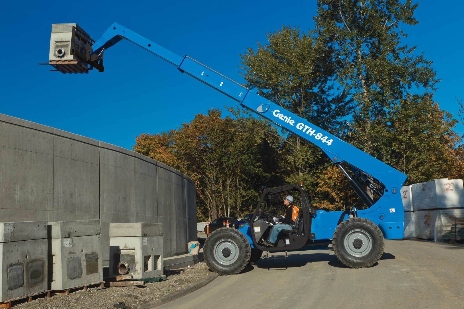 genie gth 844 8000 lbs 42 ft reach telehandler rentals