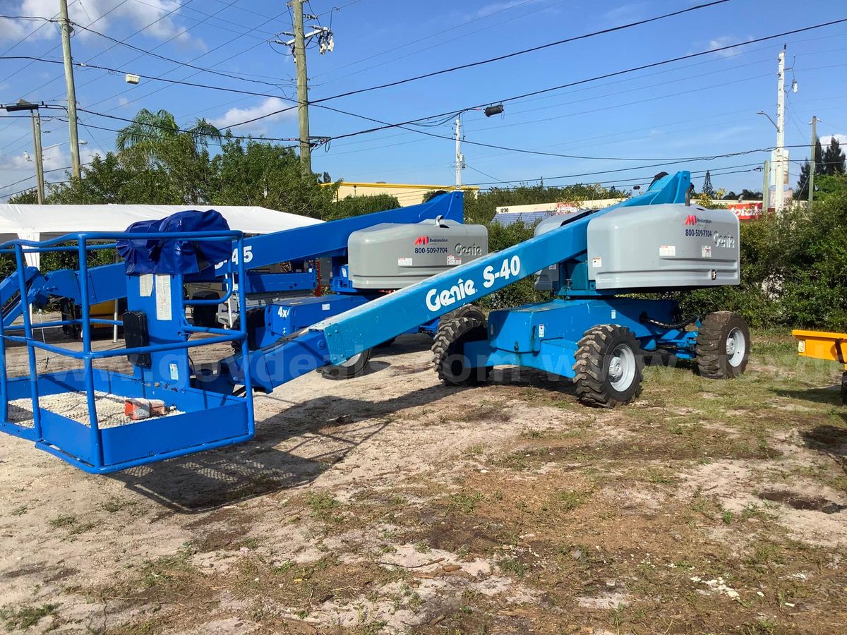 genie s 40 telescopic 40 ft boom lift rental