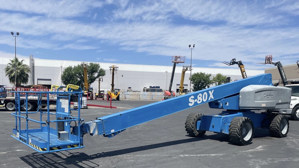genie s80 80ft telescoping boom lift rental service