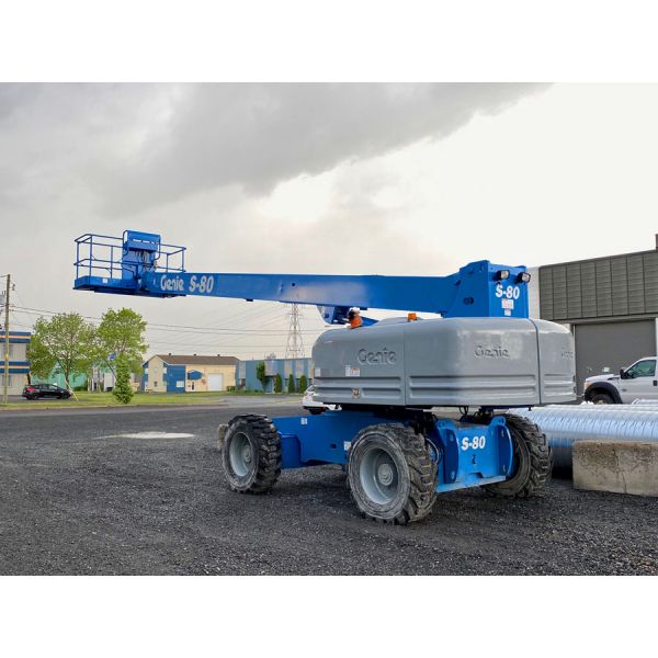 genie s80 aerial boom lift rental