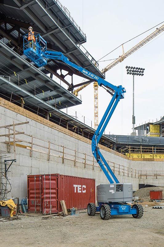 genie z 4525rt 45ft articulating boom lift rental