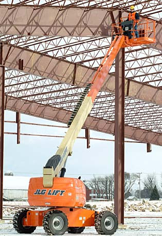 jlg 600s telescopic rental boom lifts