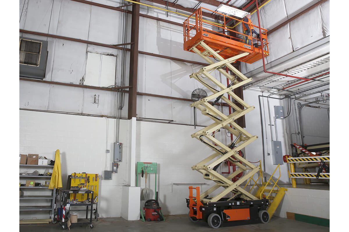 jlg es4046 scissor lift rental 40 ft