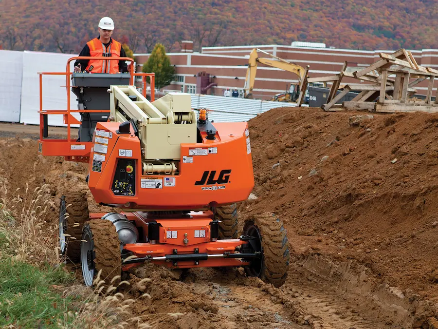 jlg h340aj 4x4 boom lift rental