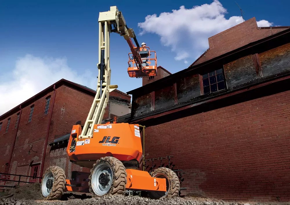 jlg h340aj articulating boom rental