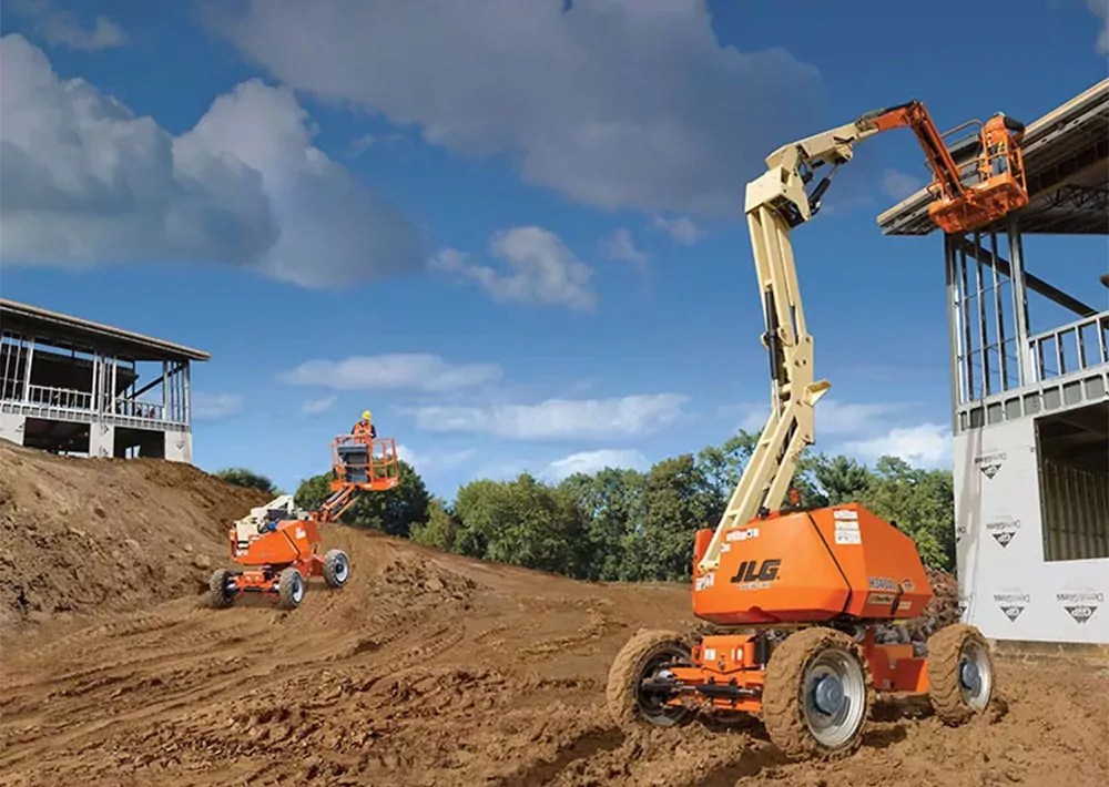 jlg h340aj hybrid boom lifts for rent