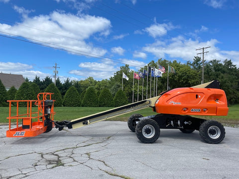 jlg 400s boom lift rental telescoping