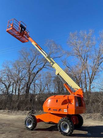 jlg 400s boom lift rentals telescoping 40 ft