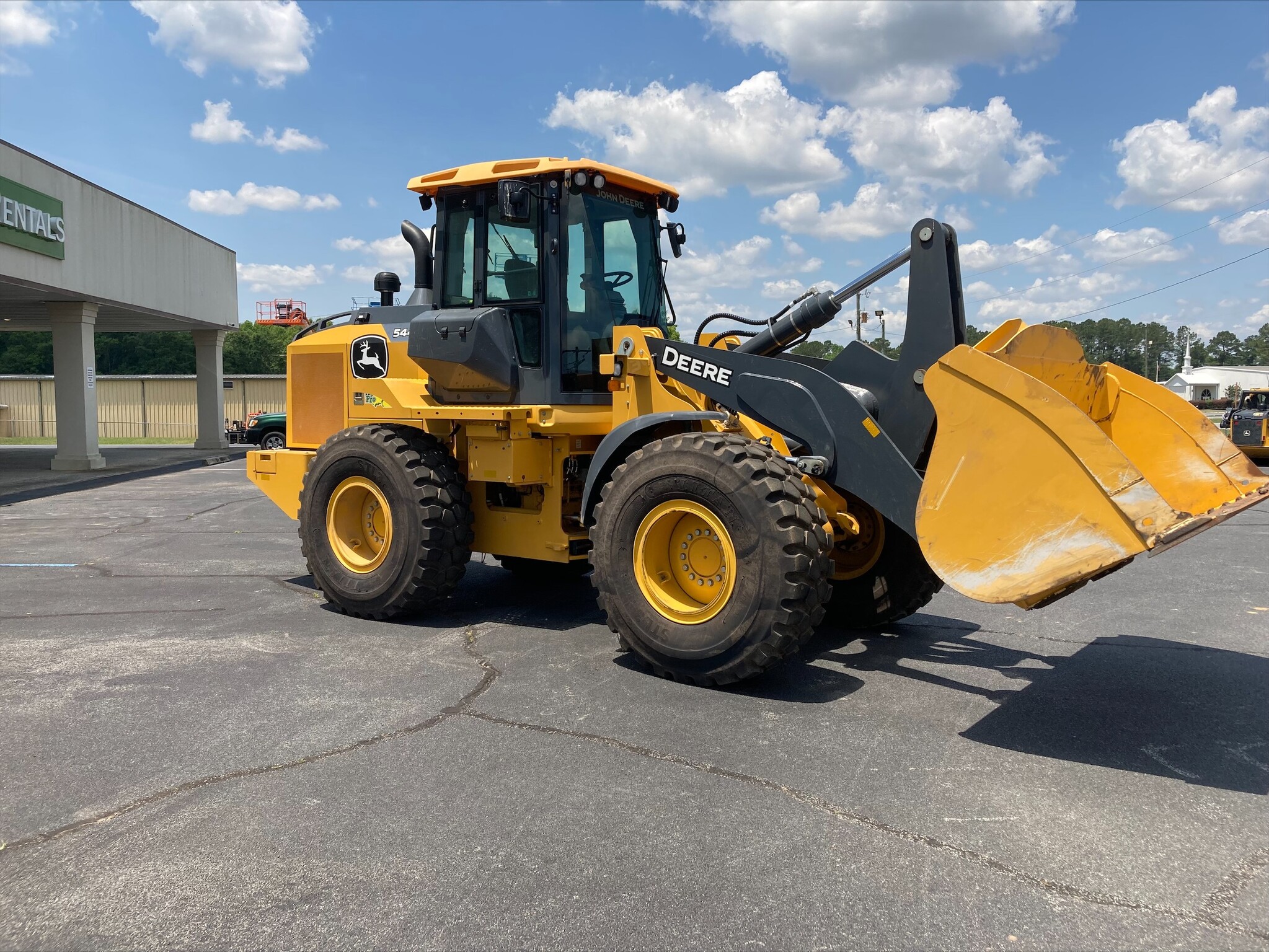 john deere 544 wheel loader rental
