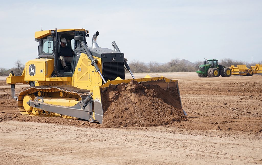 john deere 850 dozer for rent