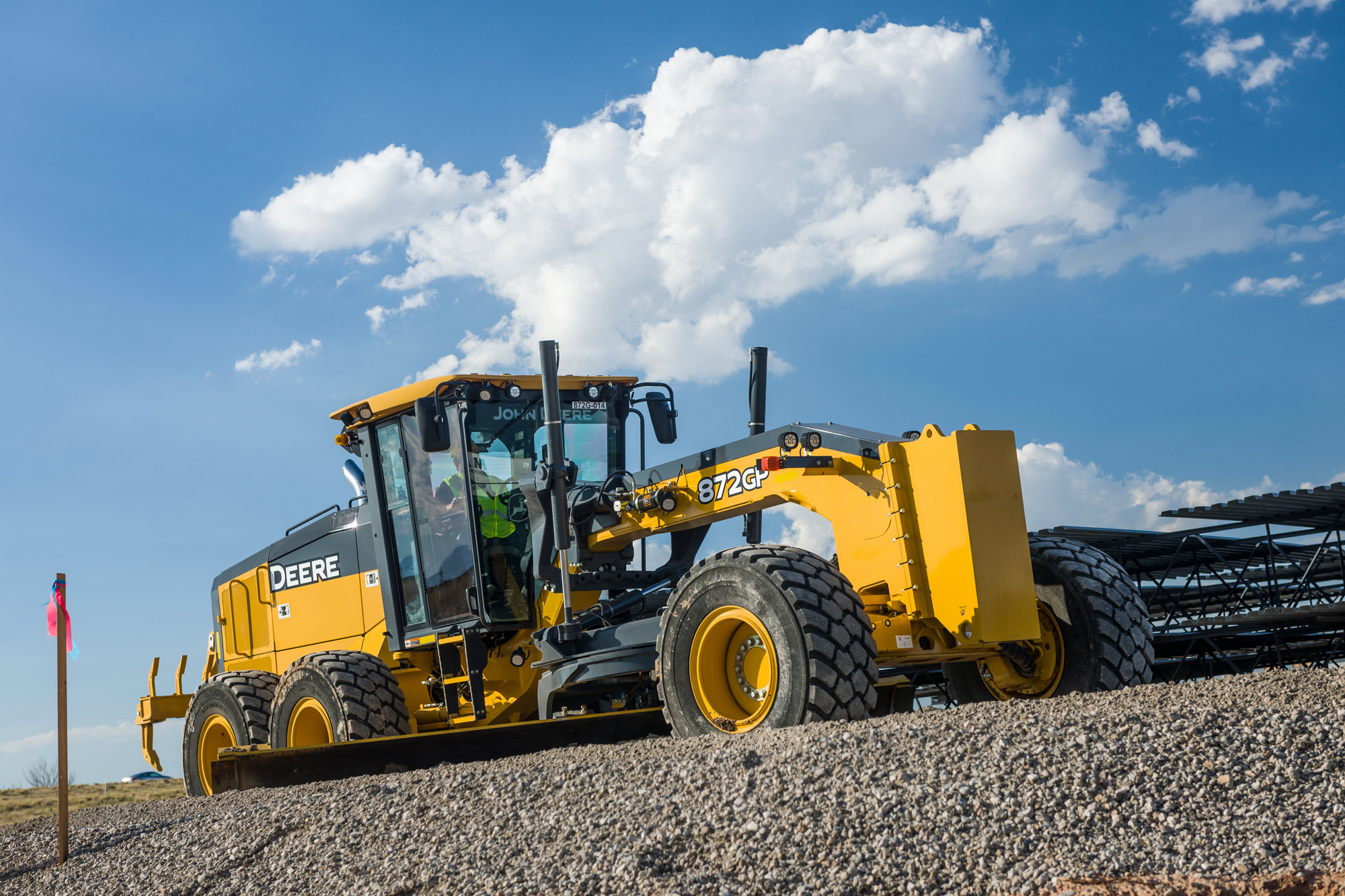 john deere 872gp motor grader rental 16 ft blade