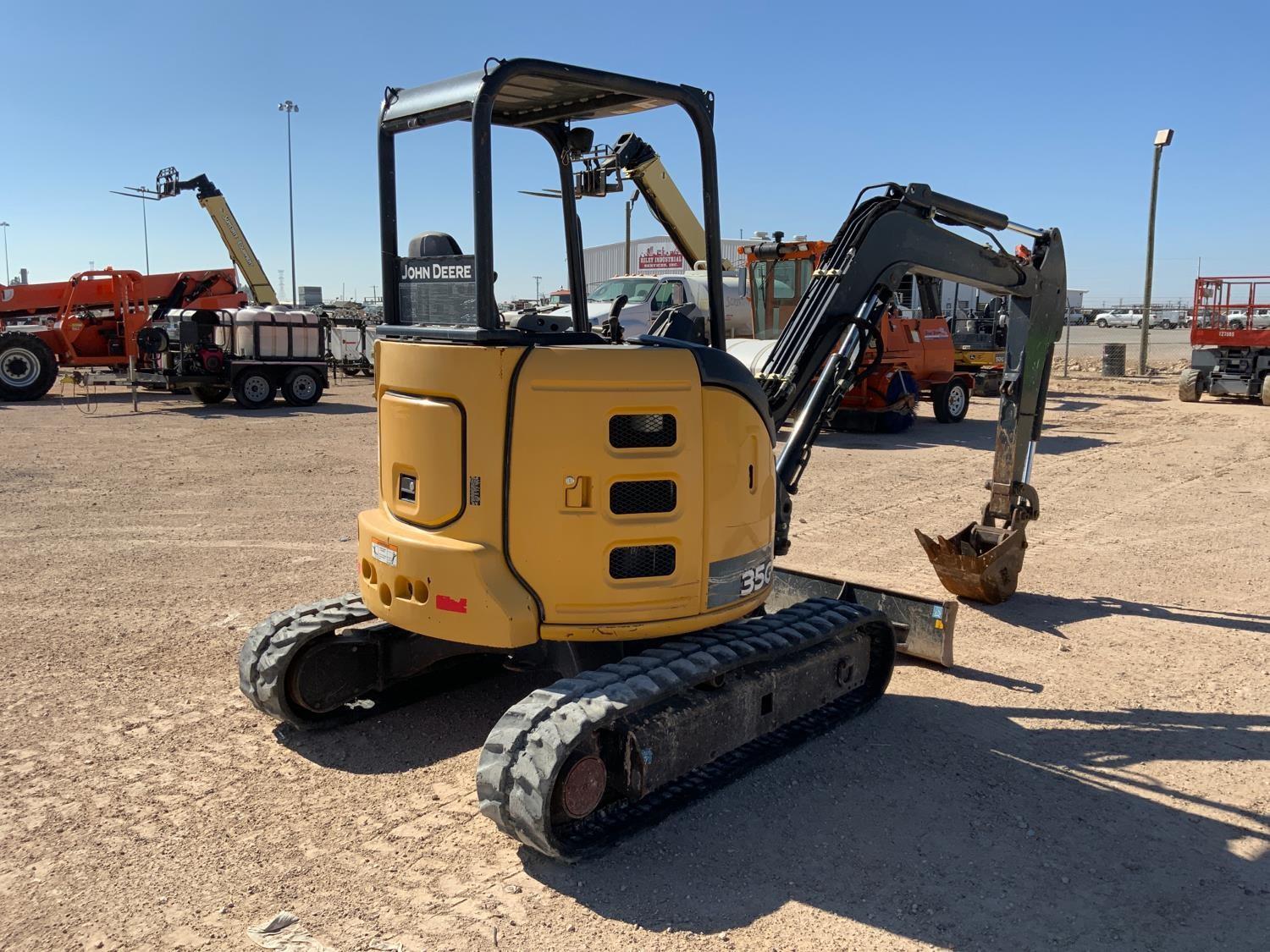 mini excavator rental john deere 35g equipment