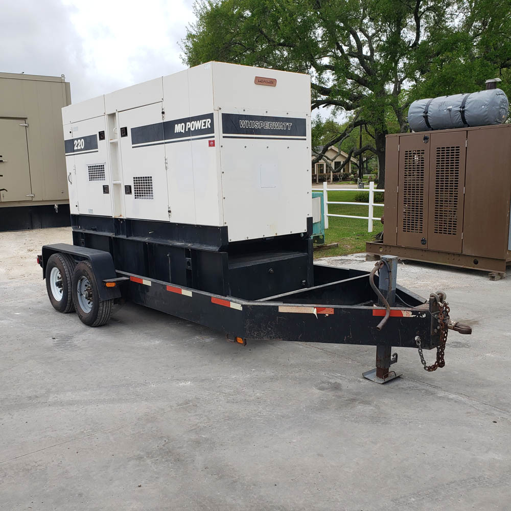 multiquip dca220 towable generator rental