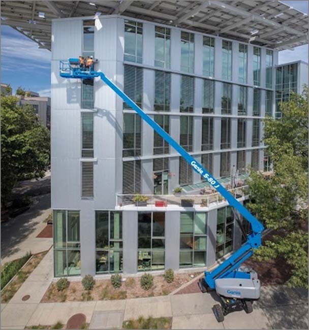 rental company telescopic genie s80 j boom lift