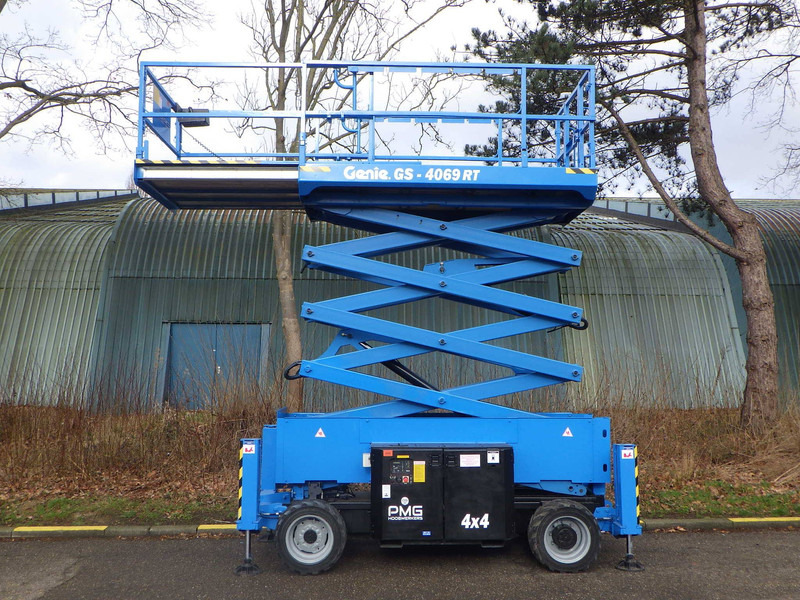 rough terrain 40 ft scissor lift rentals genie4069 rt