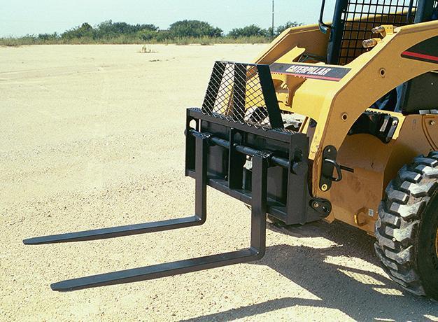 skid steer forklift attachment rentals