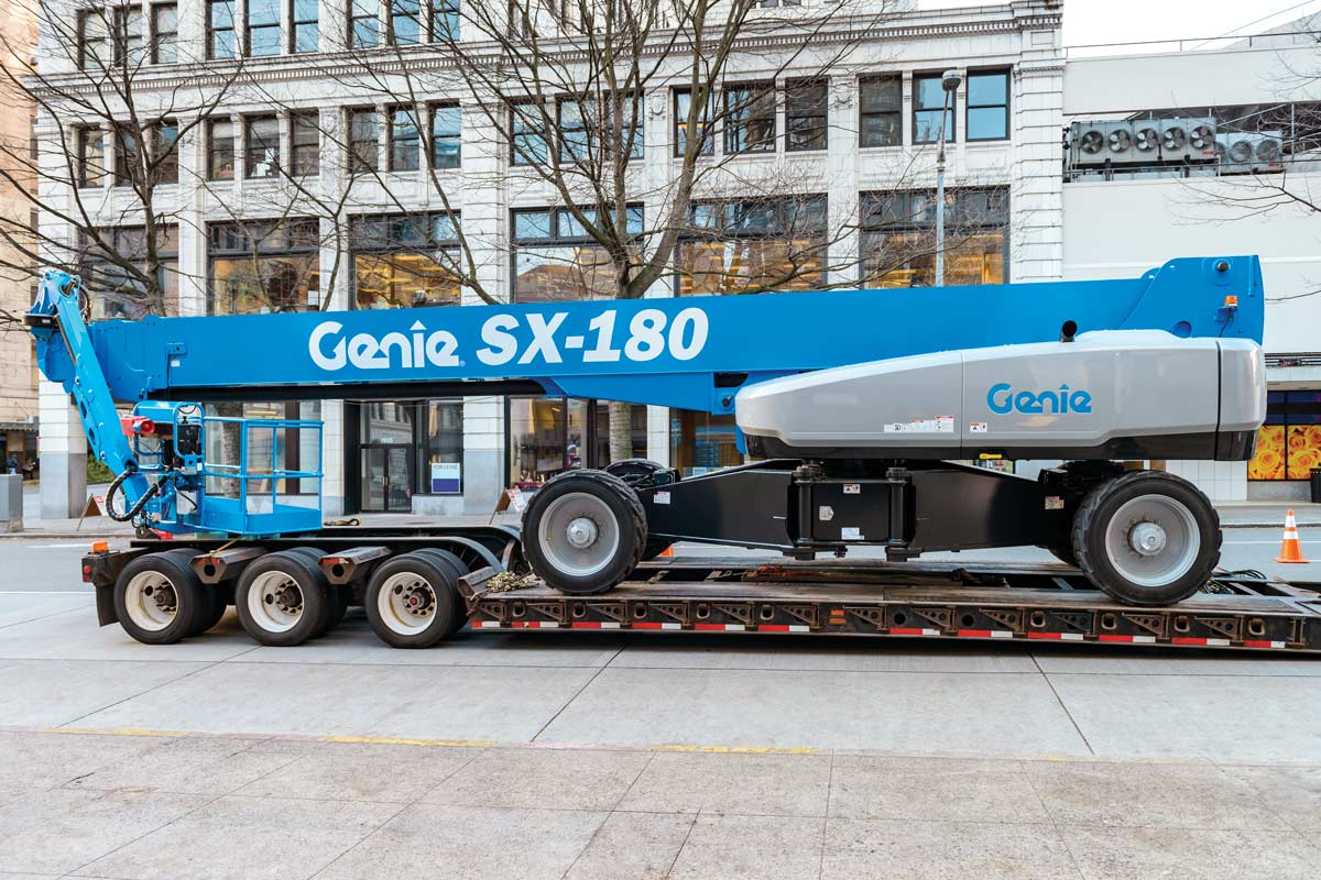 sx 180 genie boom lift rental telescopic